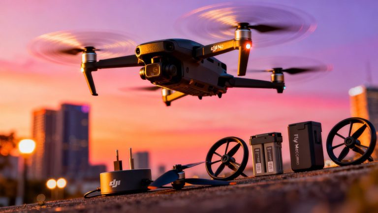 DJI Neo 2 drone with Fly More Combo accessories