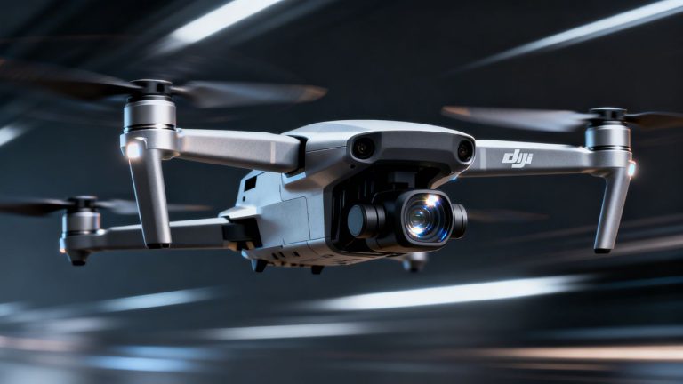 DJI Neo 2 drone in flight.