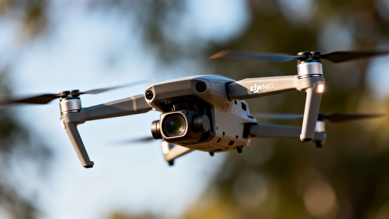 DJI Neo 2 drone in flight